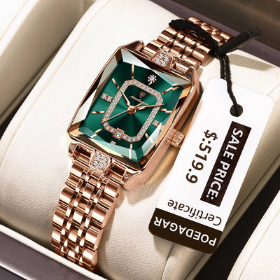 Elegant Waterproof Stainless Steel Women's Wristwatch - Smarsty
