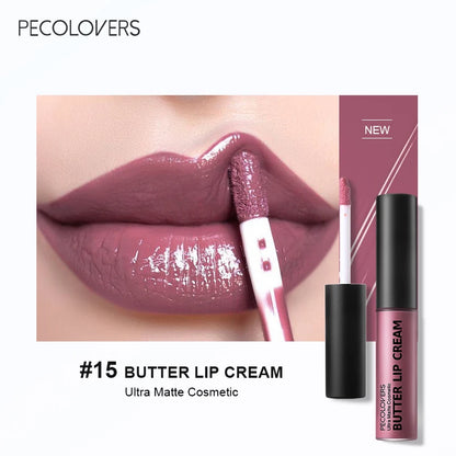 Waterproof Liquid Lipstick Set with Vitamin E Benefits - Smarsty