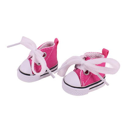 3.8cm Doll Shoes For labubu 17cm Plush Doll Clothes Accessories Girl's Toys ,Christmas Festival Birthday Gift