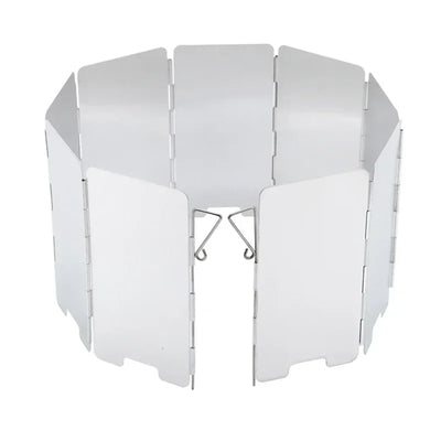 Pare-brise de cuisinière à gaz pliable à 9 plaques, brûleur de cuisine de Camping en plein air, écran coupe-vent en alliage by Smarsty