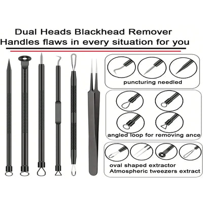 Stainless Steel Acne Removal Tool Set for Clear Skin - Smarsty