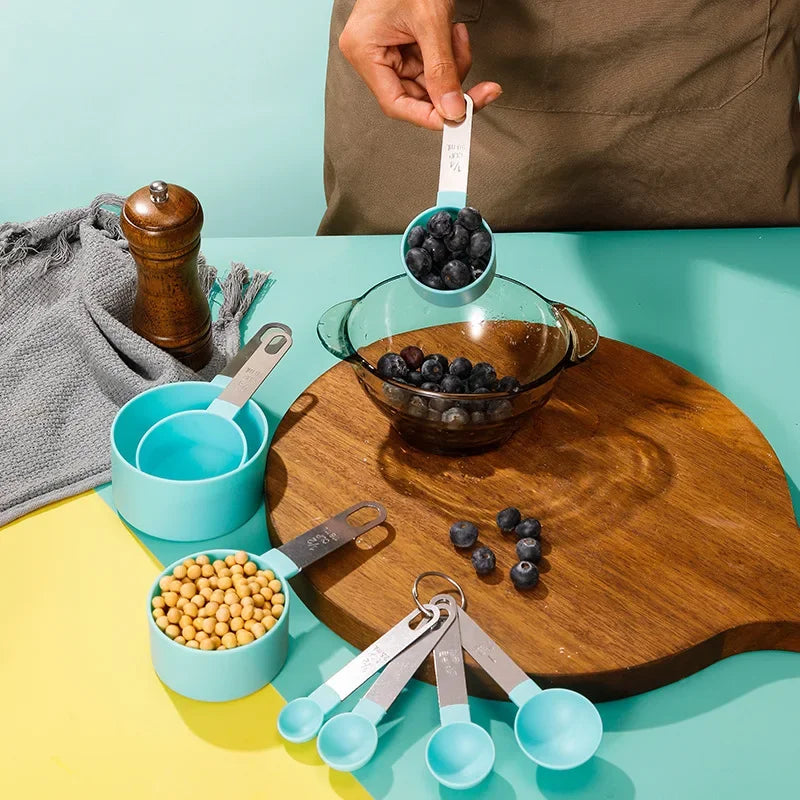 Stainless Steel Measuring Cups and Spoons Set for Precise Baking - Smarsty