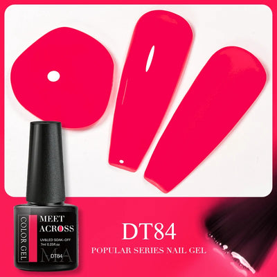 Pink Dried Flower Gel Nail Polish for Fairy Nail Art - Smarsty