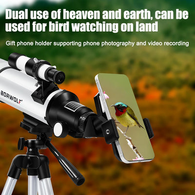 BORWOLF 70400 Professional High-definition Astronomical Telescope 333X To See The Moon and Stars Bird Watching Monocular - Smarsty