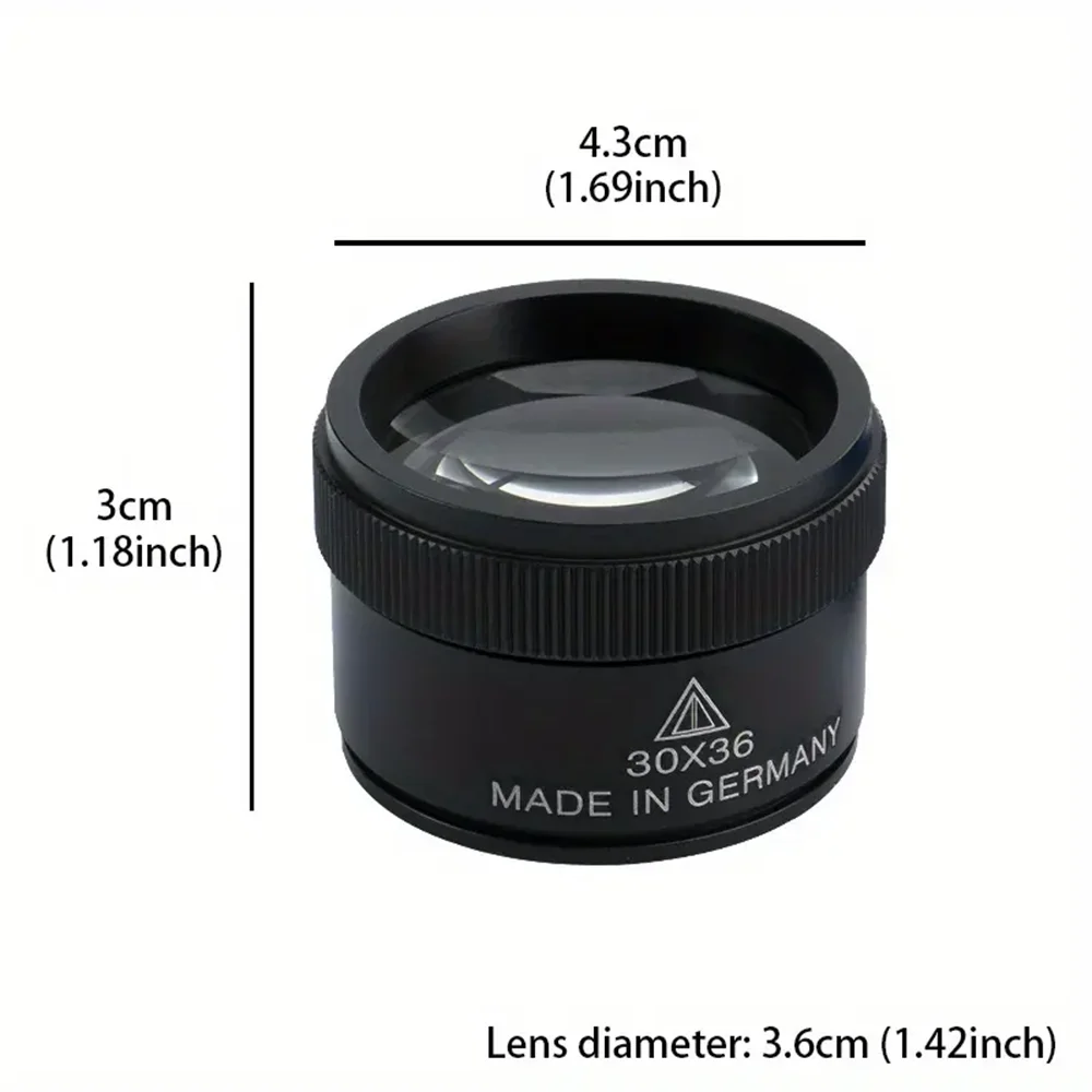 30x Magnifying Glass Portable for Jewelry and Coin Detail - Smarsty