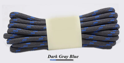 Round Climbing Shoelaces Hiking Walking Shoe Laces Work Boot Shoelace Outdoor Mountaineering Non Slip Duty Durable Shoestrings - Smarsty