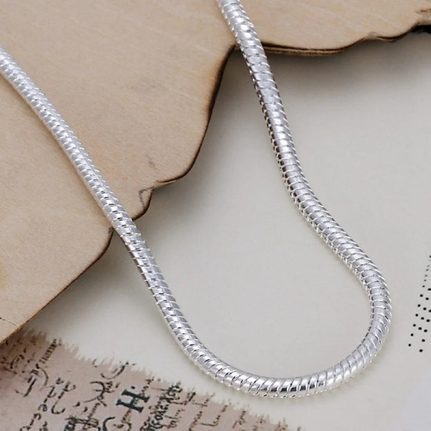 20cm Silver Snake Chain Bracelet for Stylish Women - Smarsty