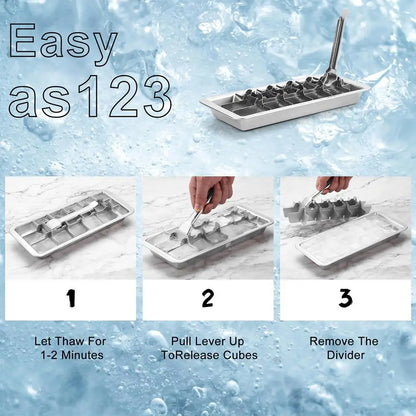 Stainless Steel Ice Cube Tray for Efficient Drink Cooling - Smarsty