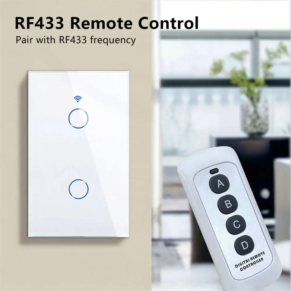 Tuya WiFi Smart Wall Switch with Voice Control - Smarsty
