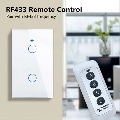 Tuya WiFi Smart Wall Switch with Voice Control - Smarsty