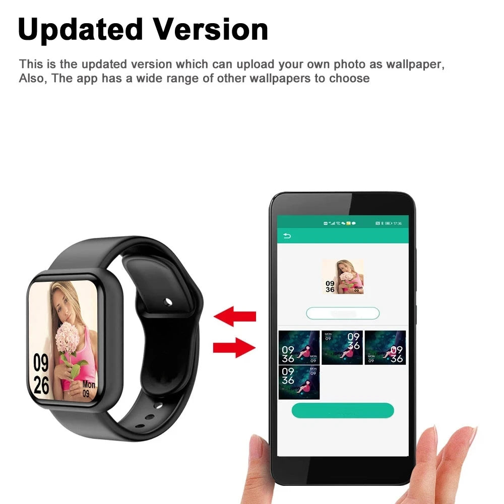 Smart Watch For Fitness Tracking and Music Control - Smarsty
