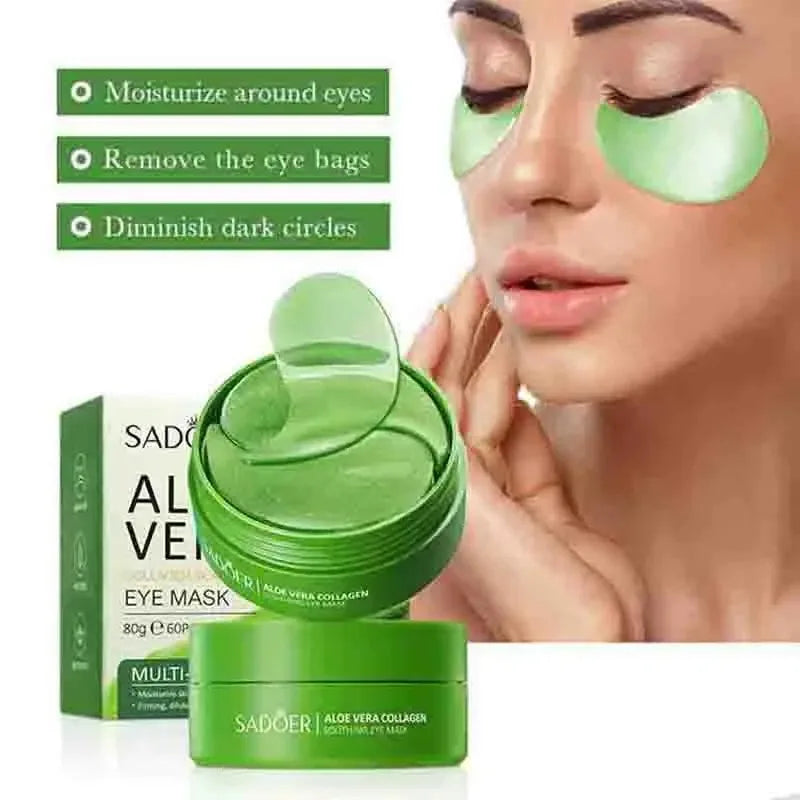 Aloe Vera Collagen Eye Masks for Dark Circles - Smarsty