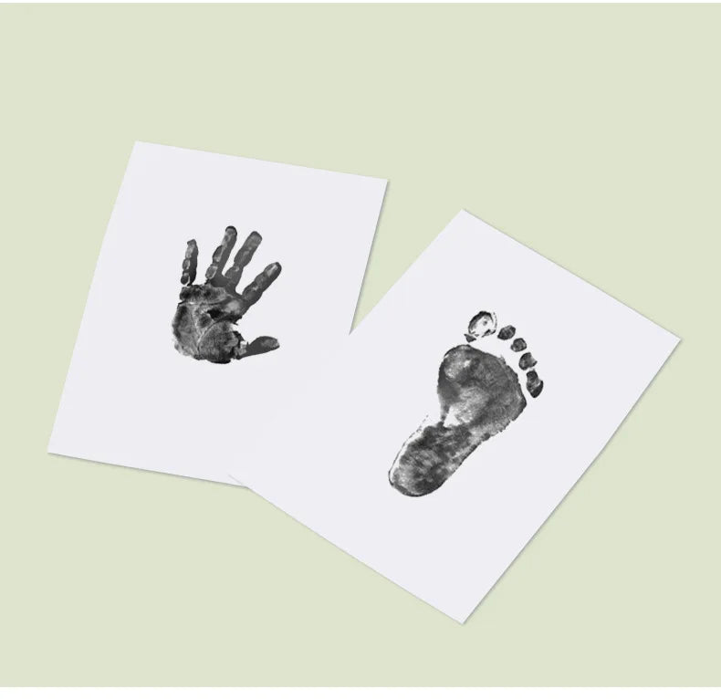 Newborn Handprint Kit With Safe Ink Pads Frame Keepsake - Smarsty