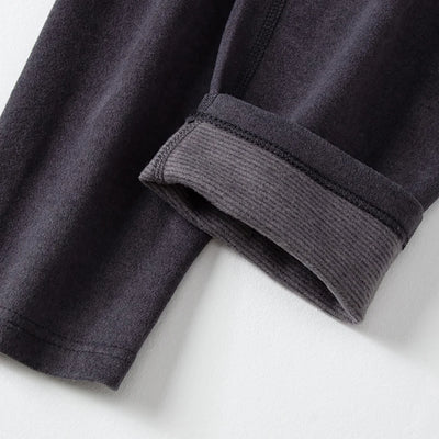 2/4 Pcs Men's Solid Color Simple Autumn And Winter Thermal Underwear Comfortable And Casual Bottoming Underwear Teenagers Pajama - Smarsty