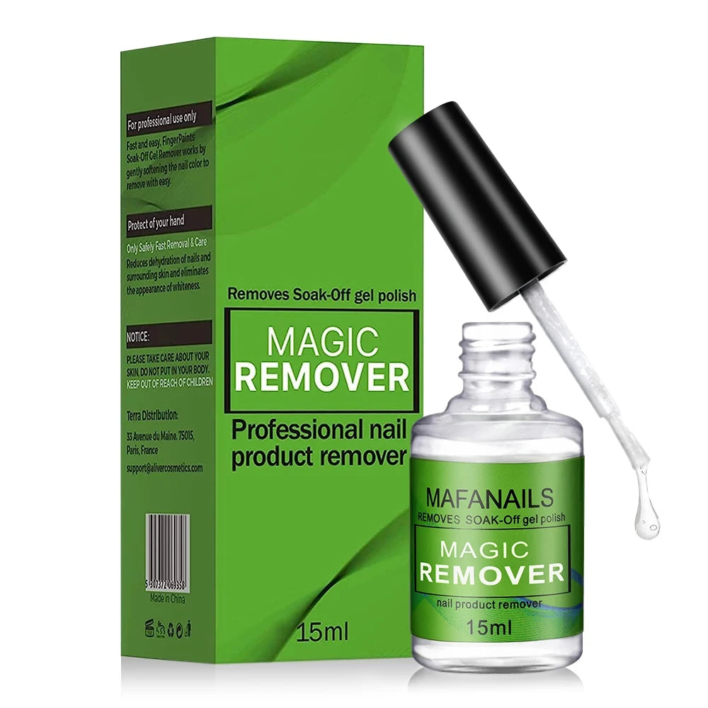 Quick Soak Off Nail Gel Remover 15ml Non-Irritating - Smarsty