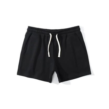 Cotton Running Shorts For Men Gym Fitness Home Casual Sport Underwear Yoga Workout Training Loose Boxers Super Short Pants Sweat - Smarsty