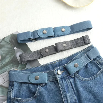 Adjustable Elastic Waistband Belt Buckle-Free Comfortable Fit - Smarsty