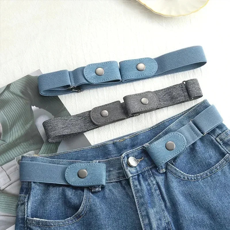 Adjustable Elastic Waistband Belt Buckle-Free Comfortable Fit - Smarsty