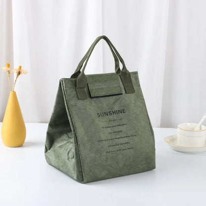 Waterproof Insulated Lunch Bag With Thick Aluminum Foil - Smarsty
