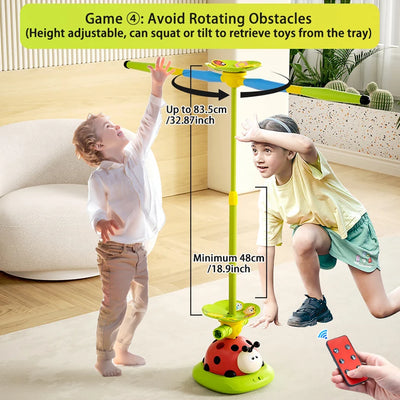 Ladybug Sport Entertainment Game Toy Multifunction Rope Skipping Machine Ferrule Jump Rocket Launcher Outdoor Educational - Smarsty