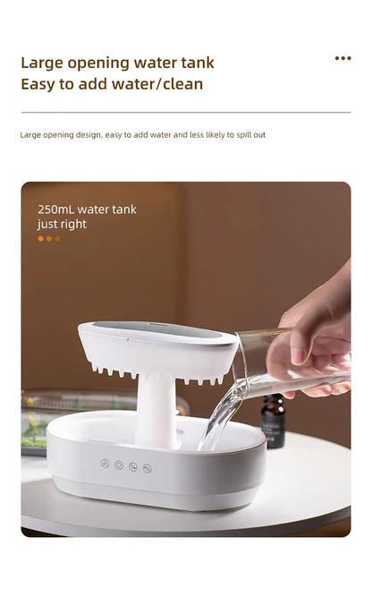 Colorful Ultrasonic Aroma Humidifier With Essential Oil Diffuser - Smarsty