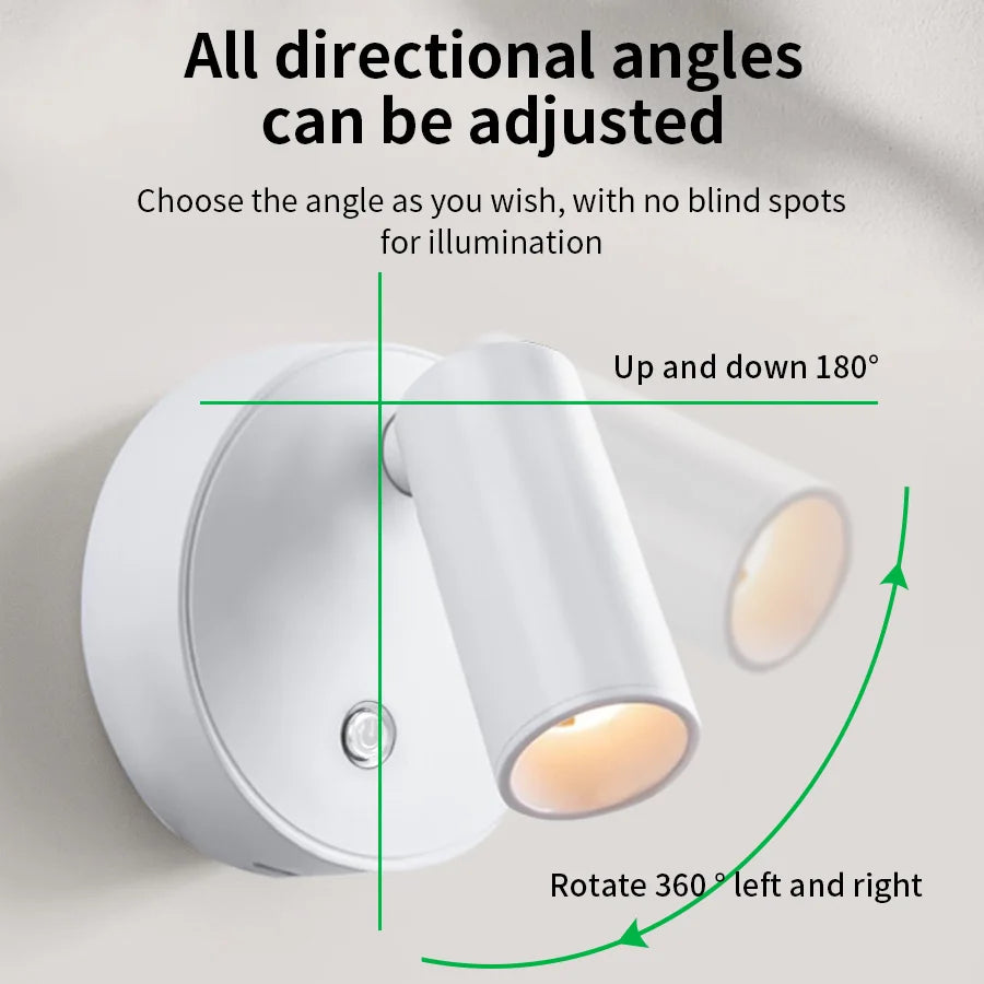 Wireless USB Rechargeable LED Magnetic Wall Light - Smarsty