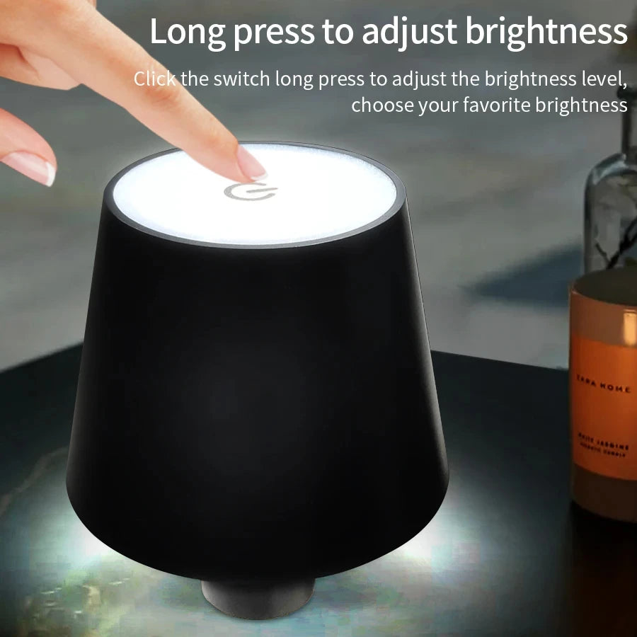 LED Table Lamp for Wine Bottles with Touch Control - Smarsty