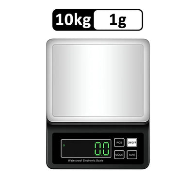 Rechargeable Kitchen Scale IP67 Fully Waterproof Home Kitchen Scale 0.1g/1g High Precision Electronic Balance 3kg/5kg/10kg/15kg by Smarsty