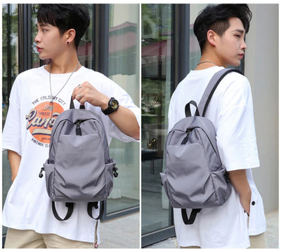 Sport Mini Men's Backpack Fashion Small Black Travel Rucksack Shoulder School Bag Canvas Designer Sports Backpacks Mochila Bags - Smarsty