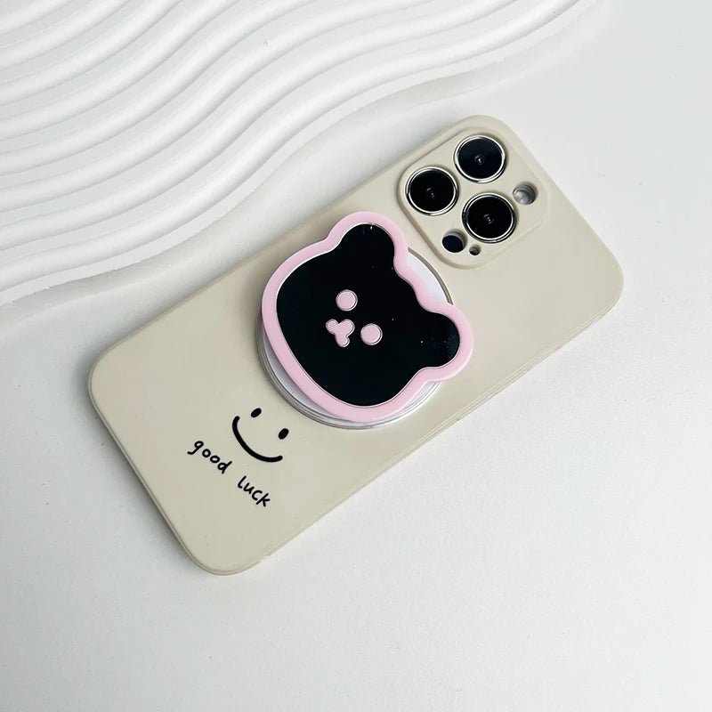 Bear Mirror Magnetic MagSafe Phone Grip With Expanding Stand - Smarsty