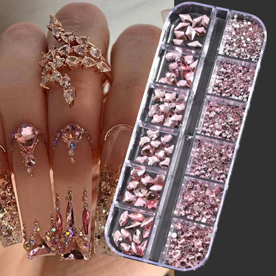 Mini Caviar Beads Nail Art Set with Magnetic Pen - Smarsty