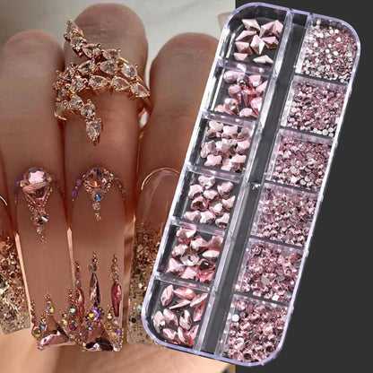 Mini Caviar Beads Nail Art Set with Magnetic Pen - Smarsty