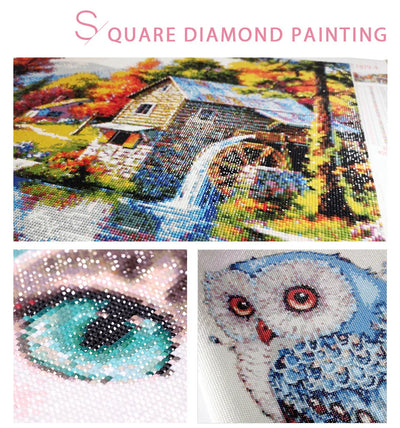 Full Diamond Painting Kit Scenic Tree Mosaic Art - Smarsty