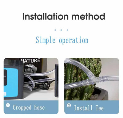 Solar Powered Automatic Garden Drip Irrigation Timer System - Smarsty