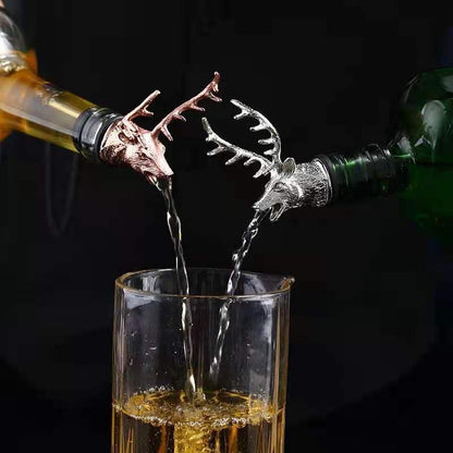Stainless Steel Wine Bottle Nozzle Pourer and Stopper - Smarsty