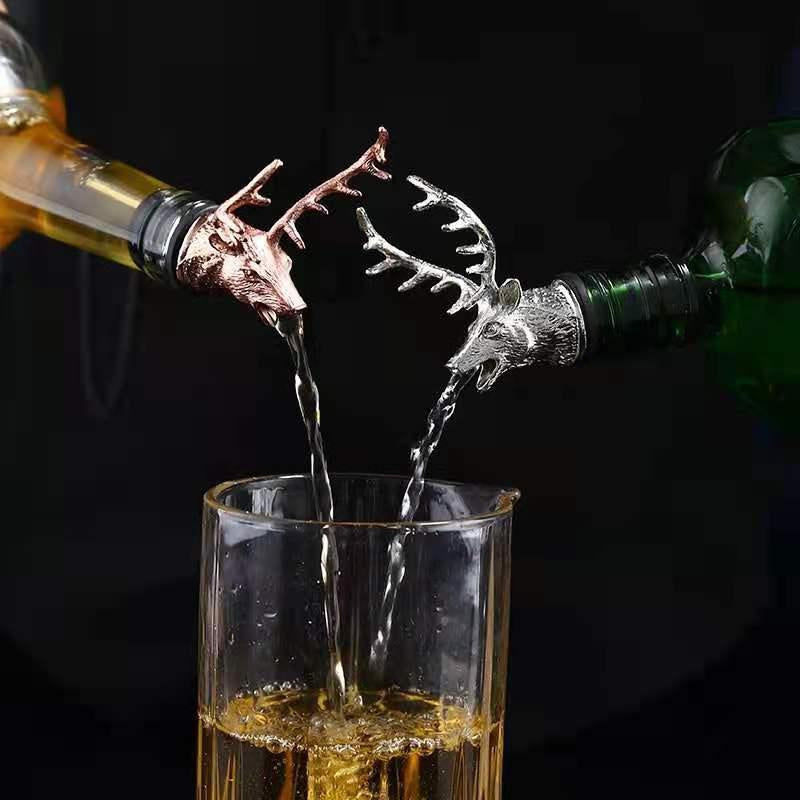Stainless Steel Wine Bottle Nozzle Pourer and Stopper - Smarsty