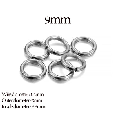 Stainless Steel Jump Rings Set Durable Rust Resistant - Smarsty