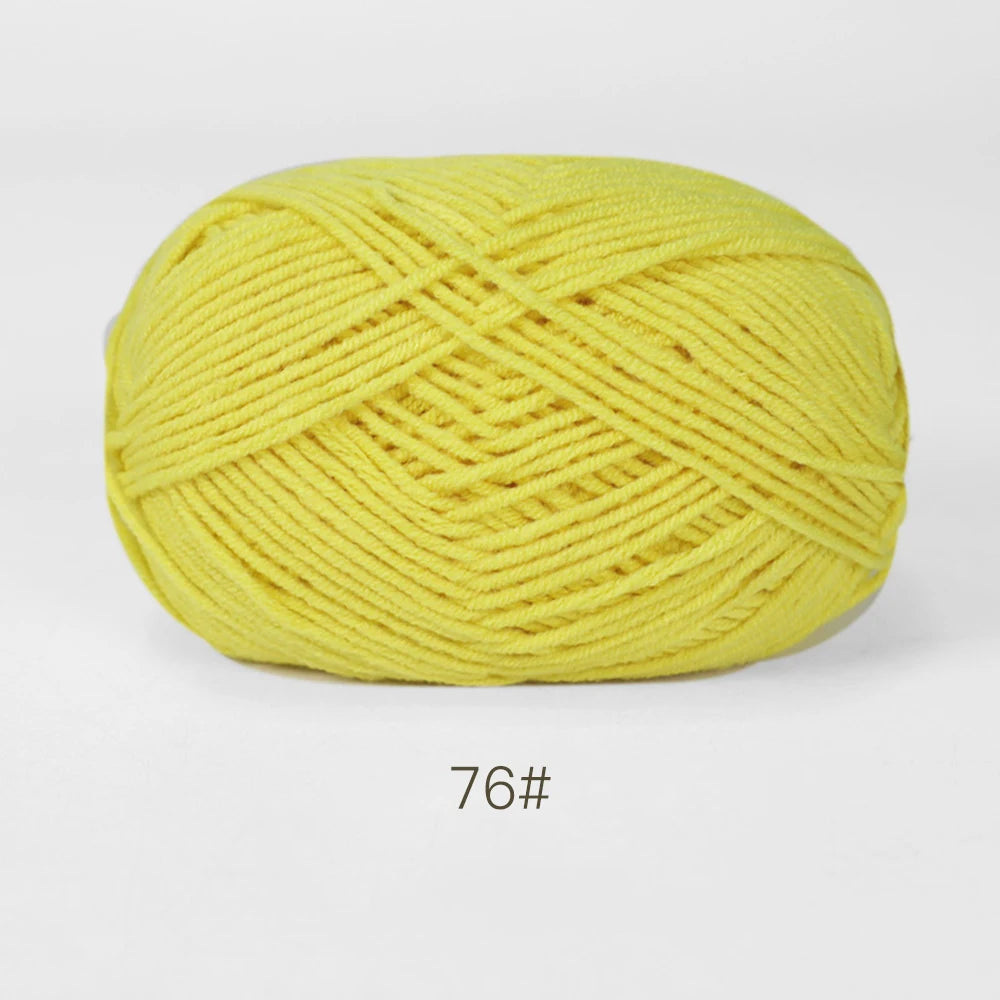 Soft Milk Cotton Yarn for Hand Knitting Projects - Smarsty