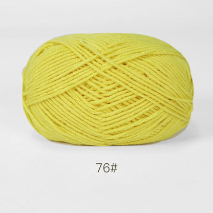Soft Milk Cotton Yarn for Hand Knitting Projects - Smarsty