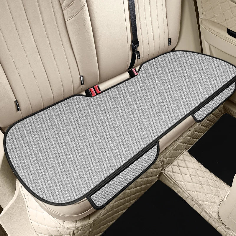 Breathable Ice Silk Car Seat Cushion Non-slip and Wear-resistant Solid Color Ice Silk Car Seat Cover, Universal Fit Most Cars
