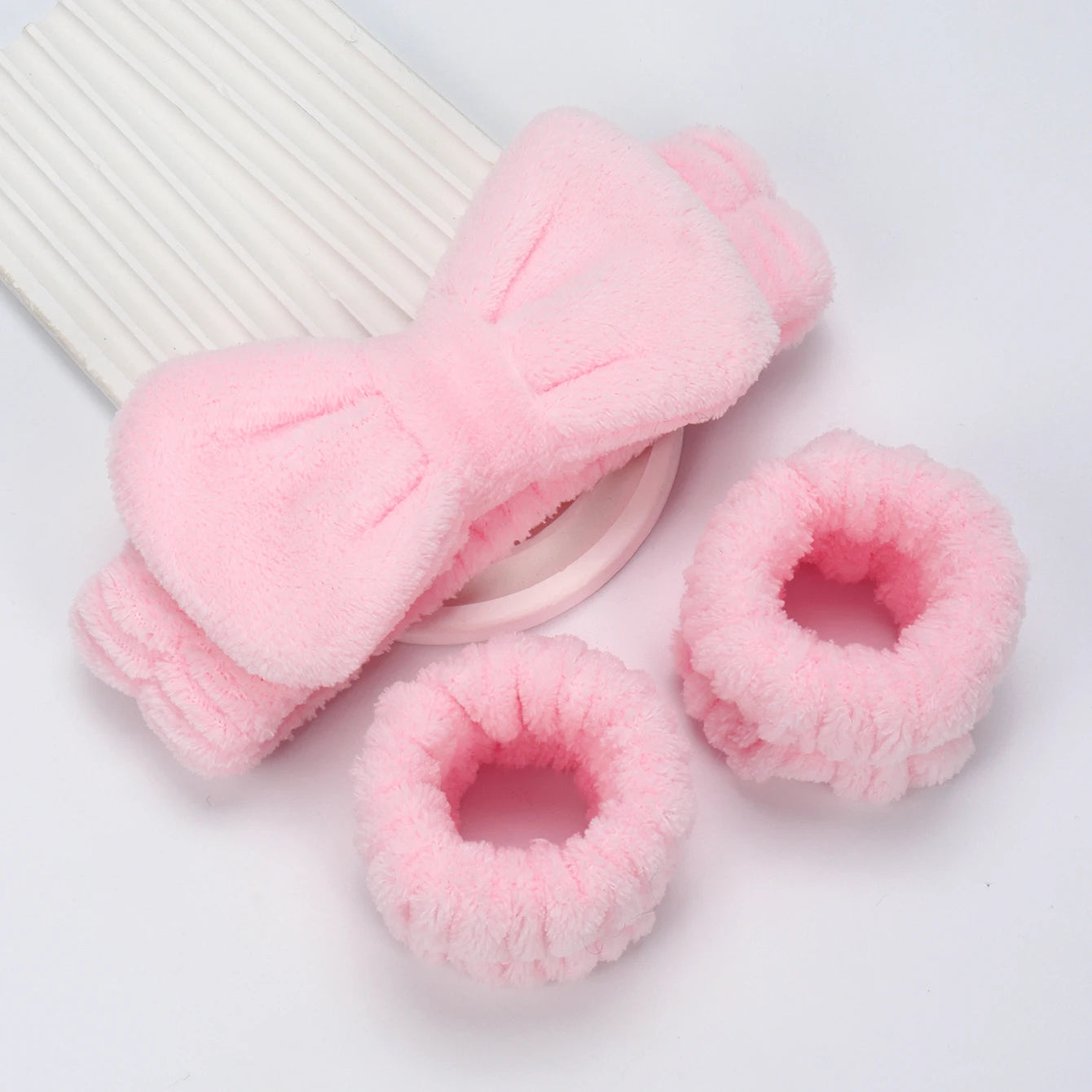 3 Piece Spa Headband Set for Makeup and Face Washing - Smarsty