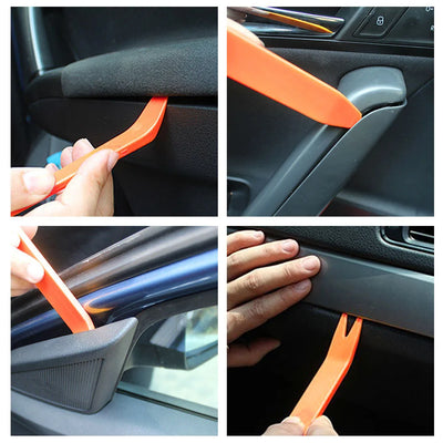 4pcs/Set Portable Car Panel Removal Tool Kit Nail Puller Radio Audio Door Pry Repair Clip Trim Dash Removal Installer Hand Tool - Smarsty