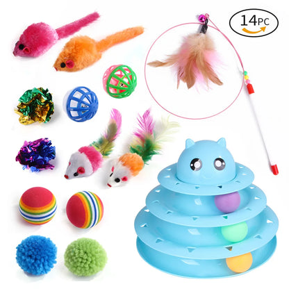 Interactive Cat Toy Combination Set for Fun Play - Smarsty