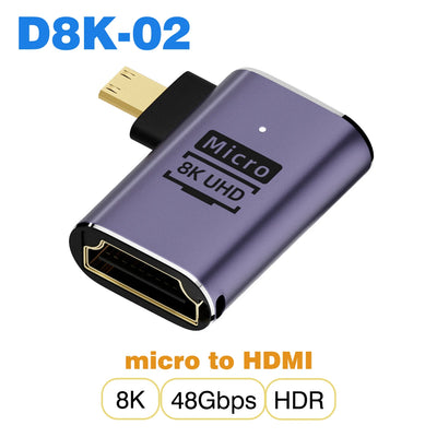 HDMI 2.1 Adapter for 8K 60Hz and 4K 120Hz - Smarsty