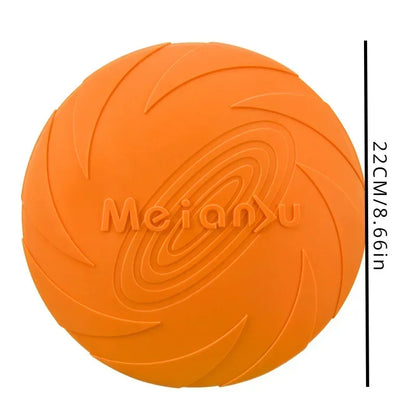 Multicolor Silicone Dog Frisbee Toy for Interactive Fun - Smarsty