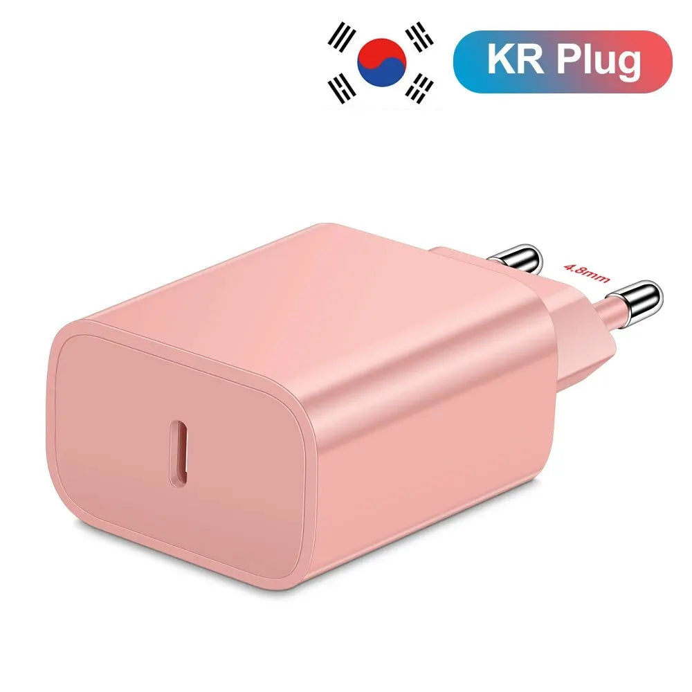 20W USB C PD Charger For iPhone15 GalaxyS23 Fast Charge - Smarsty