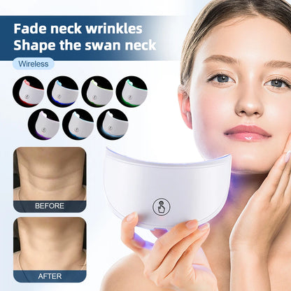 Neck LED Lift Mask for Skin Tightening and Rejuvenation - Smarsty