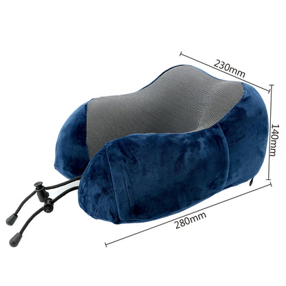Soft Memory Foam Travel Neck Pillow with U Shape Design - Smarsty