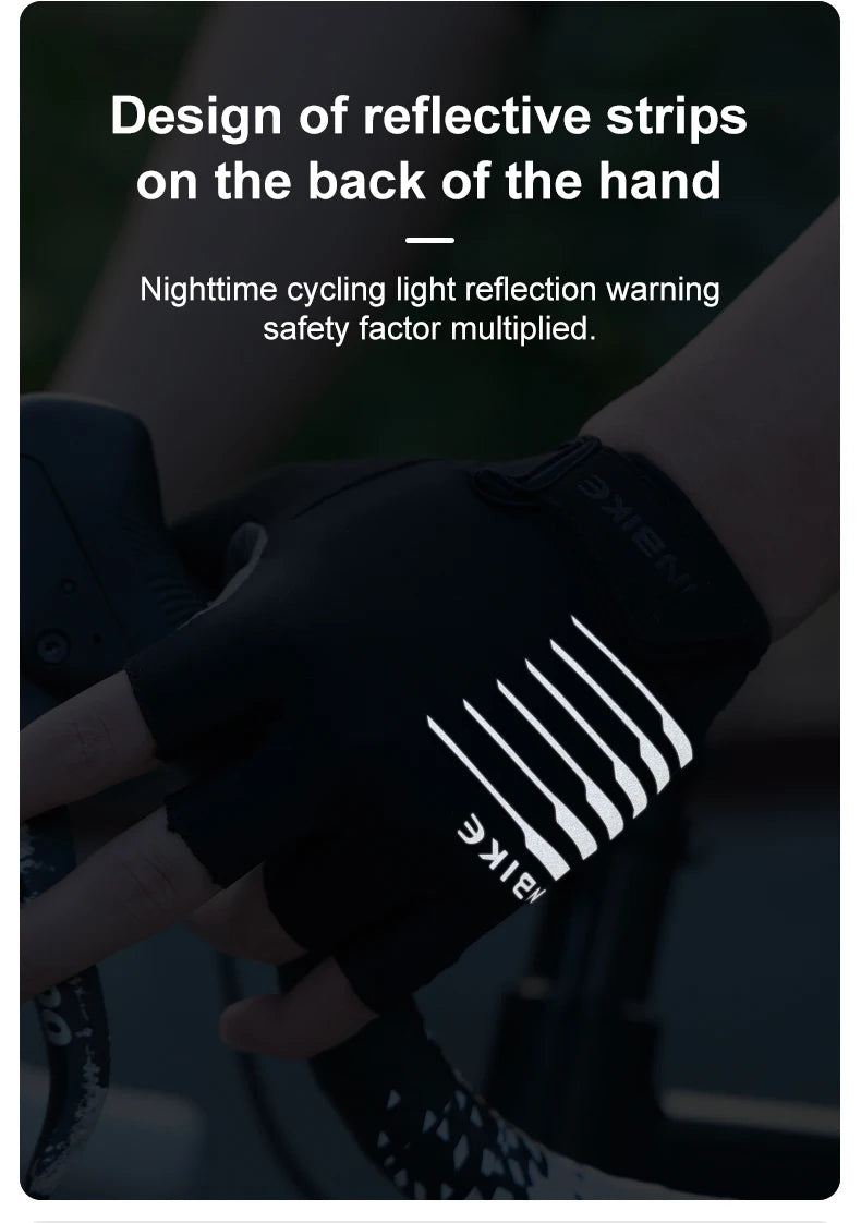 INBIKE Shockproof Gel Cycling Gloves Half Finger - Smarsty