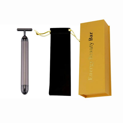 24K Gold Electric Face Roller for Youthful Skin - Smarsty